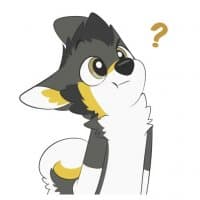«Mango Husky» sticker set