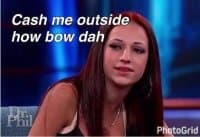 «Cash me outside» sticker set