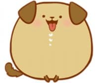 «Chubby Brown Dog @StickersMM» sticker set
