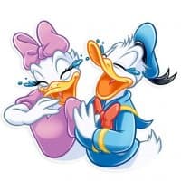 «Donald and Daisy» sticker set