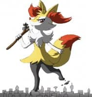«Fluffy the Macro Braixen» sticker set