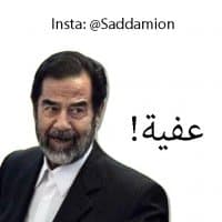 «saddamion» sticker set