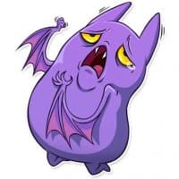 «battybat @stickerex» sticker set