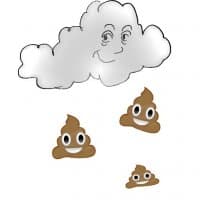 «Rainshit» sticker set
