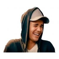 «Justin» sticker set
