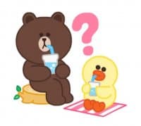 «LINE Characters: Pastel Cuties» sticker set