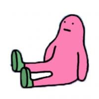 «Blobby» sticker set