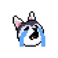 «lihkghusky» sticker set