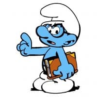«Smurf» sticker set