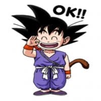 «dragon ball» sticker set