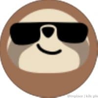 «Sloths» sticker set
