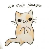 «offensive cute stickers» sticker set
