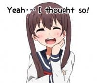 «Sarcastic girl with pigtails 2 @Nekosticker» sticker set