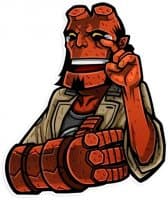 «Hellboy» sticker set