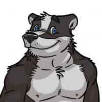 «HermitBadger» sticker set