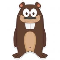 «Beaver» sticker set