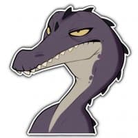 «dinosaur grandmother» sticker set