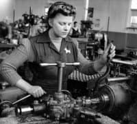 «Working Women Vintage» sticker set