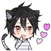 «Half Animal Boys @Nekosticker» sticker set