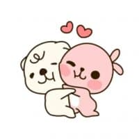 «Merry Milk Fall In Love» sticker set