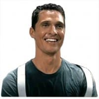 «Matthew McConaughey – Interstellar» sticker set