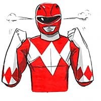 «zyuranger» sticker set