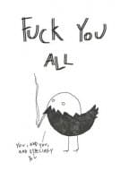 «fuck u» sticker set