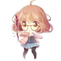 «Kyoukai no kanata» sticker set