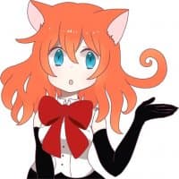 «A Magic Cat Girl» sticker set