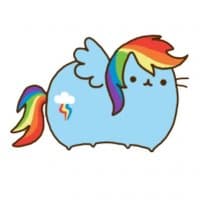 «My Little Pusheen» sticker set
