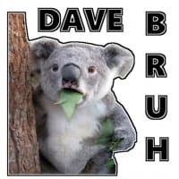 «BRUH» sticker set