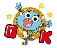 «@tikelmu Gumball» sticker set