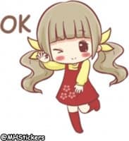 «@MHStickers Centilia’s Friend Mocca» sticker set