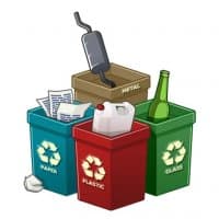 «ecofriendly» sticker set