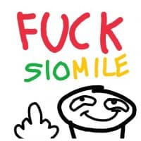 «Fuck SIOmile» sticker set