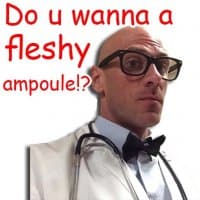 «Johnny Sins En» sticker set