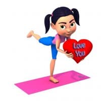 «AtreMehrYoga-Amy» sticker set