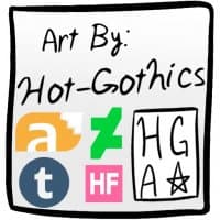 «Siber by Hot-Gothics» sticker set