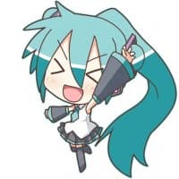 «Hatsune Miku @Nekosticker» sticker set
