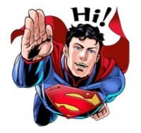 «Superman» sticker set