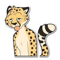 «Cheetah» sticker set