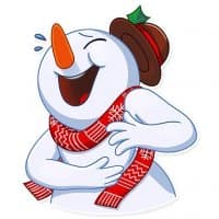 «Snowy Buddy» sticker set