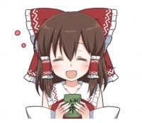 «東方Project！霊夢だらけの賑やかスタンプ @SeanChannel» sticker set
