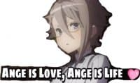 «Ange» sticker set