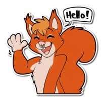 «Sebastian» sticker set