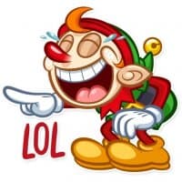 «Christmas Elf» sticker set