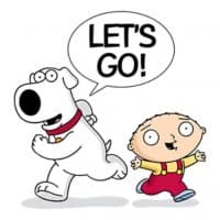 «Family Guy @stickerscar» sticker set