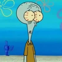 «Squidward» sticker set