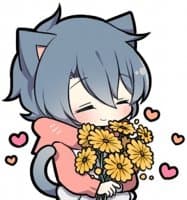 «Ash Kitten» sticker set