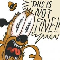 «notfine» sticker set